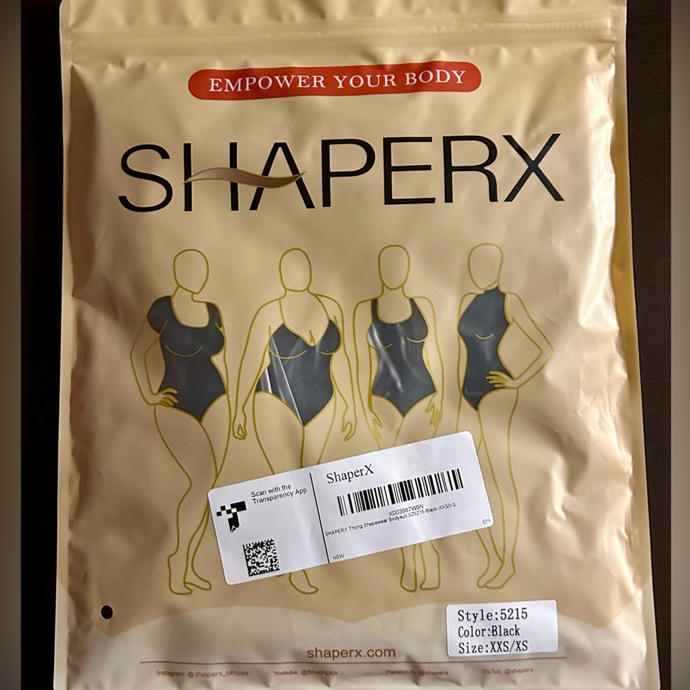 NEW UNOPENED SHAPERX BODYSUIT